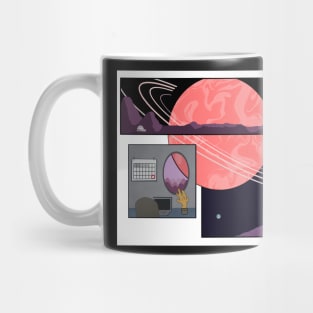 Space Comic Mug